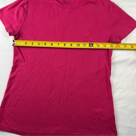 Nautica - Women’s Short Sleeve Tee - Small - Pink - Picture 2 of 7